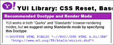 CSS--YUI